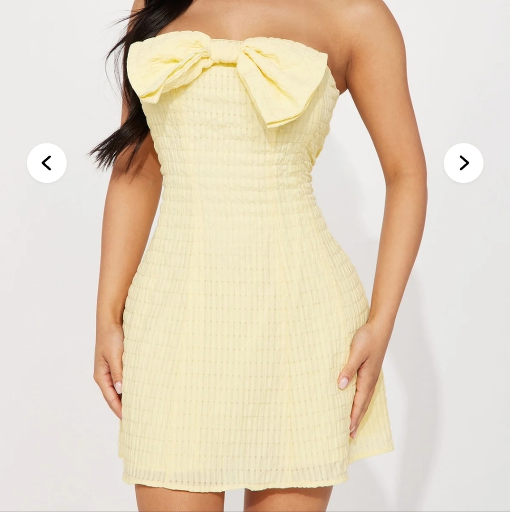 TAKE A BOW MINI DRESS